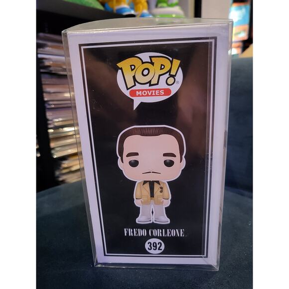 2017 Funko Pop Movies The Godfather Fredo Corleone #392 Vaulted & Protected - Picture 4 of 6